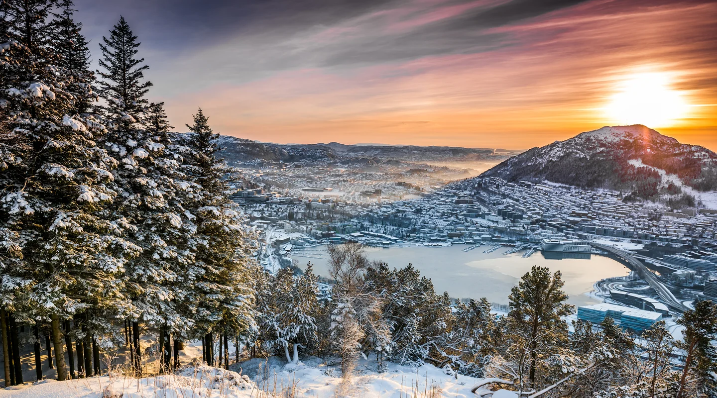 Fiordos Noruegos en Invierno