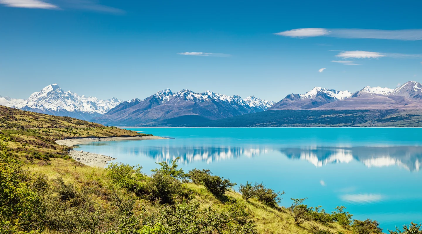Nueva Zelanda, Paisajes Alpinos