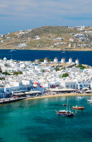 Molinos de viento de Mykonos