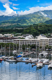 El puerto de Papeete