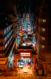Mercado nocturno de Temple Street