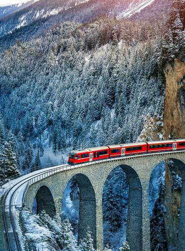 Paisajes Suizos de Invierno