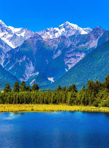 Nova Zelândia, Paisagens Alpinas