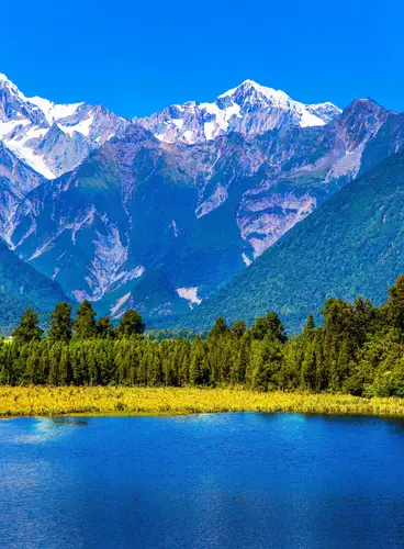 Nueva Zelanda, Paisajes Alpinos