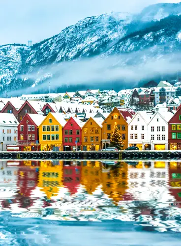 Fiordos Noruegos en Invierno