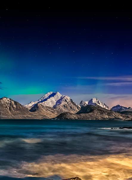 Cabo Norte y Aurora Boreal
