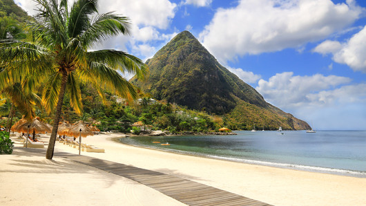 Santa Lucía, Caribe