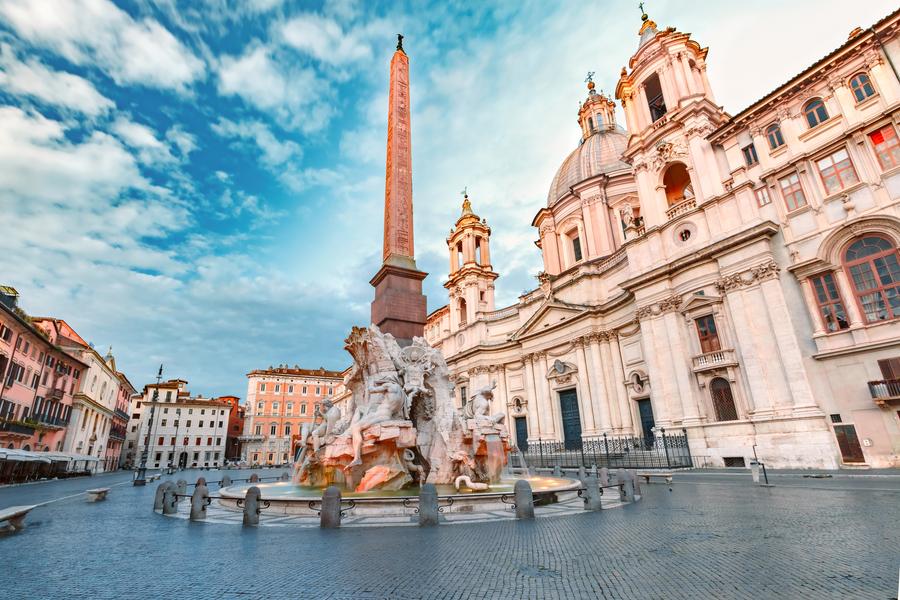 Roma panorâmica e Roma Barroca